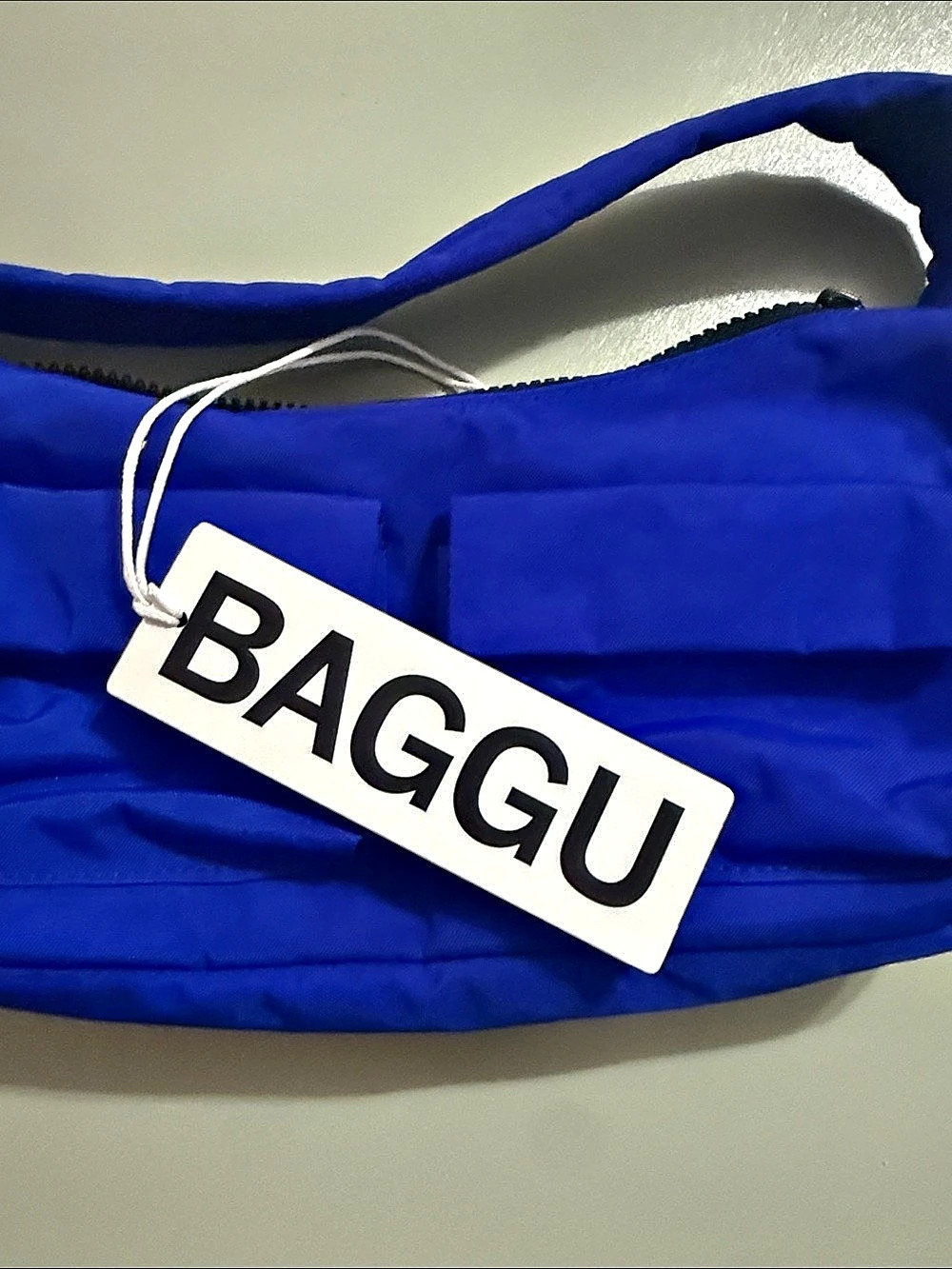 BAGGU Cargo Shoulder Bag in Lapis NWT